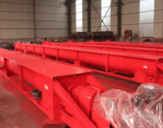 What is the function of Screw Conveyor shaft end gland?