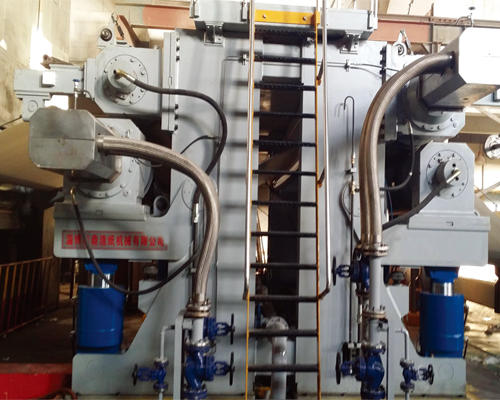 Diagonal and horizontal size press